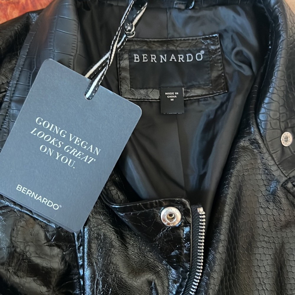 Vegan Leather Jacket - Picture 4 of 4